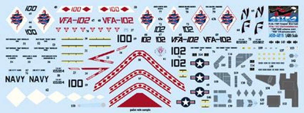 ȥǥ 1/48 ꥫ F/A-18F ۡͥå VFA-102 ɥХå ǥ