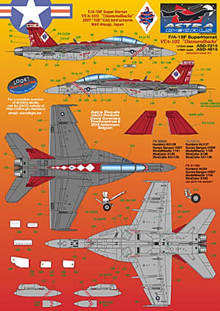 ȥǥ 1/48 ꥫ F/A-18F ۡͥå VFA-102 ɥХå ǥ - ɥĤ