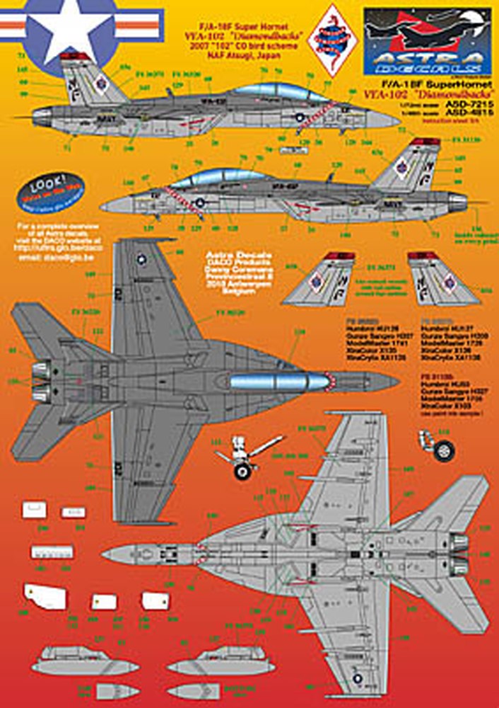 ȥǥ 1/48 ꥫ F/A-18F ۡͥå VFA-102 ɥХå ǥ - ɥĤ