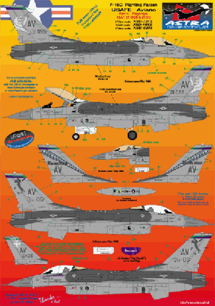 1/72 ꥫ F-16C ζ Part.4 16AF, 31OSS & 31OGʥꥢ - ɥĤ