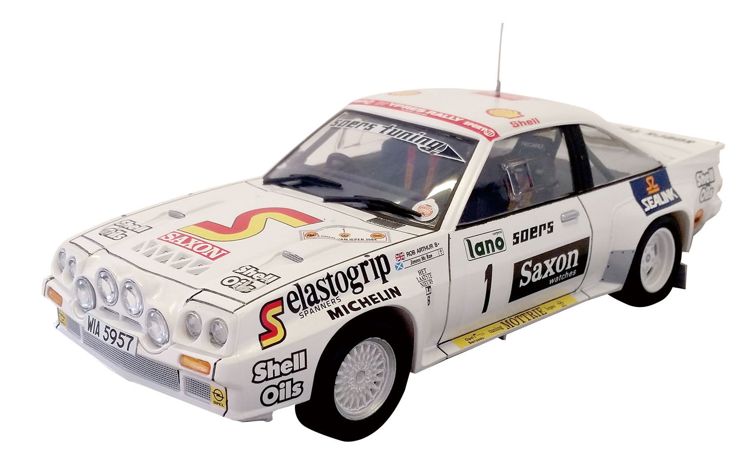 1/24 OPEL MANTA 400 Gr.B 1984 Ypres 24h Rally