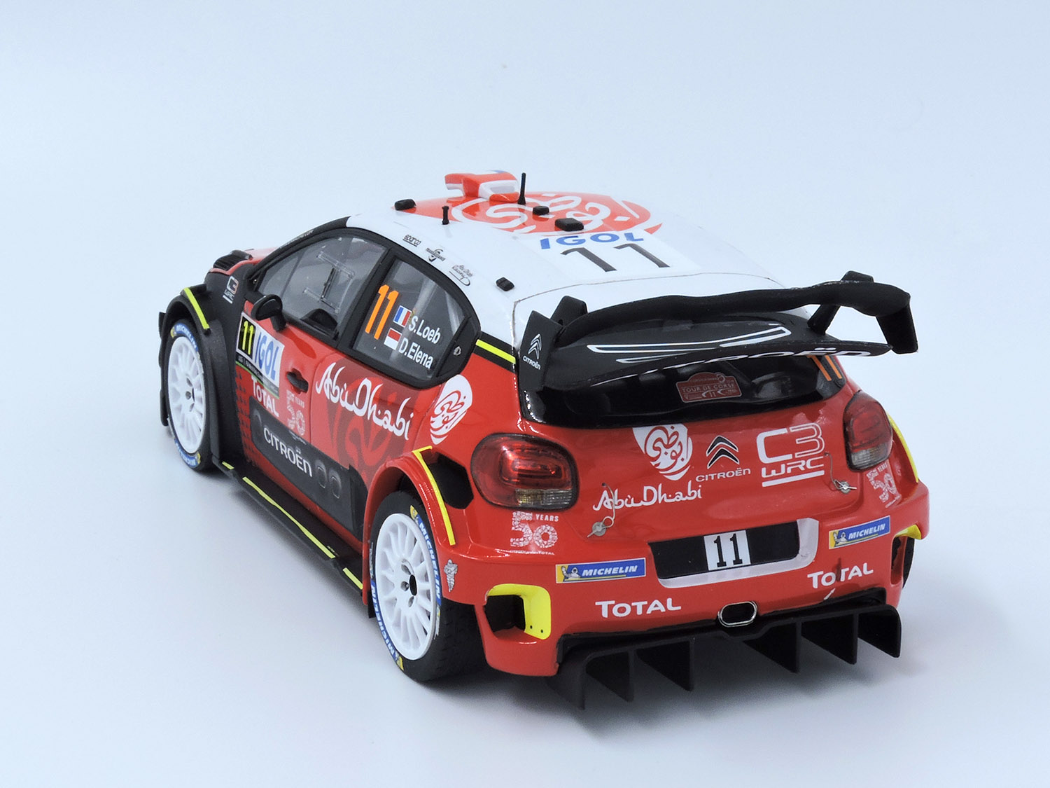 1/24 Citroën C3 WRC Tour de Corse 2018 LOEB/ELENA