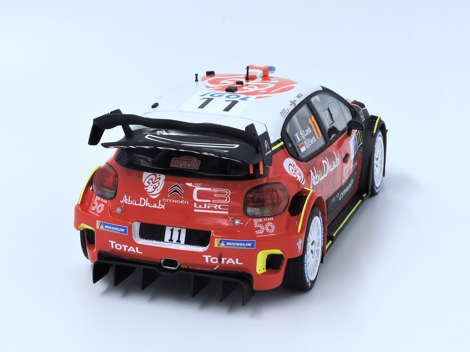 1/24 Citroën C3 WRC Tour de Corse 2018 LOEB/ELENA