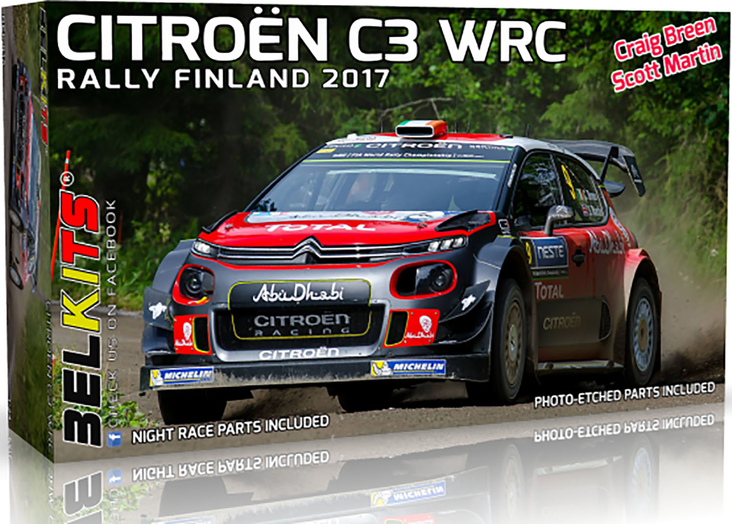 1/24 CITROEN C3 WRC FINLAND RALLY 2017 G.BREEN