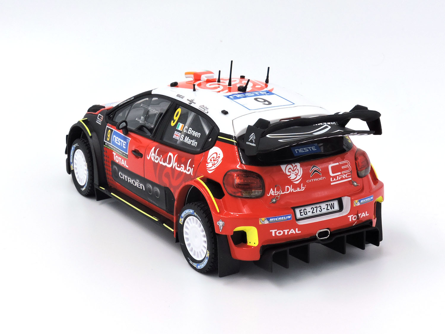 1/24 CITROEN C3 WRC FINLAND RALLY 2017 G.BREEN