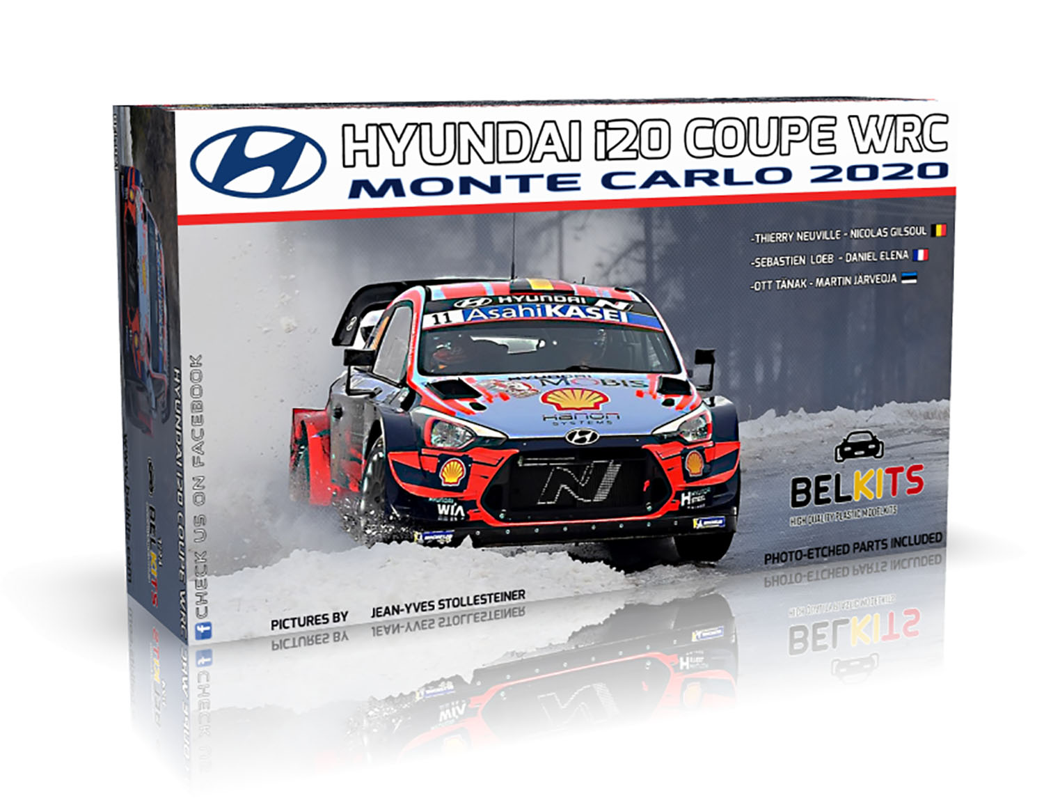 1/24 HYUNDAI i20 COUPE WRC MONTE CARLO 2020 NEUVILLE/LOEB/TANAK