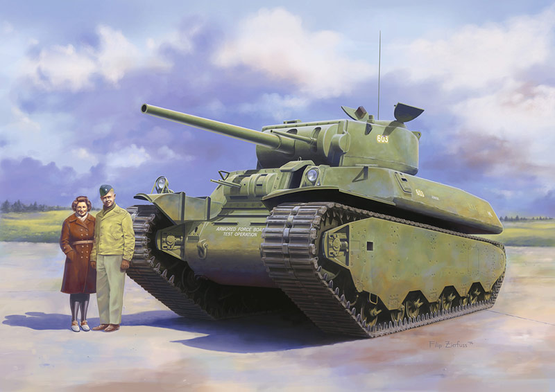 ブラックラベル 1/35 WW.II アメリカ陸軍 M6重戦車（鋳造車体）