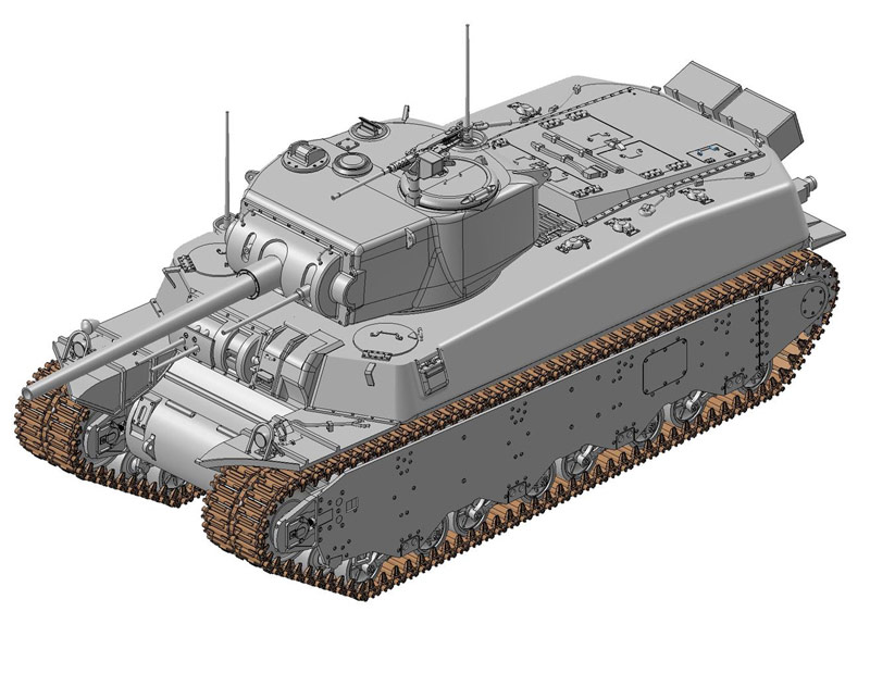 ブラックラベル 1/35 WW.II アメリカ陸軍 M6重戦車（鋳造車体） - ウインドウを閉じる