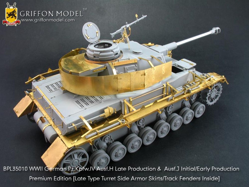 グリフォンモデル 1/35 WW.II ドイツ軍 IV号戦車H型用 ディテールアップパーツ ボーナスセット [BPL35010