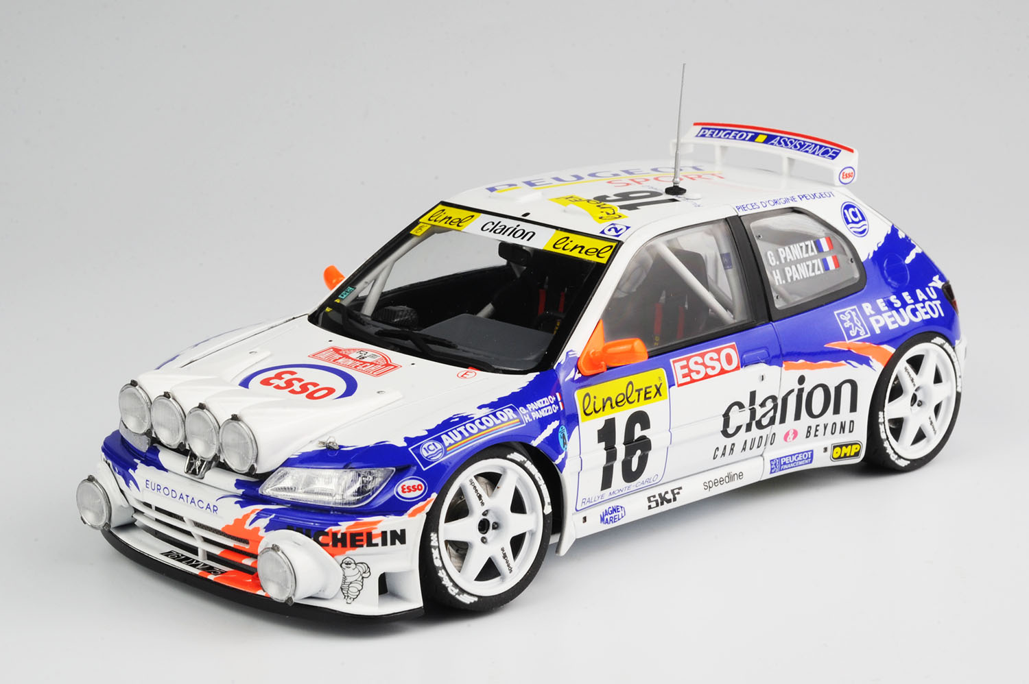 カスタム品 1/18 Solido プジョー 306 Maxi WRC 1998