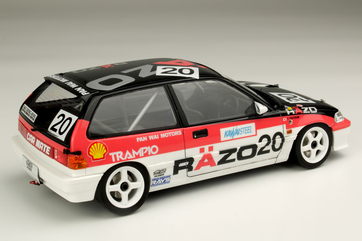 PLATZ/BEEMAX 1/24 HONDA CIVIC EF3 Gr.A '89 MACAU GUIA RACE