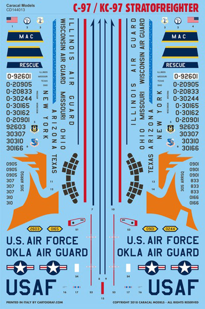 饫ǥ 1/144 ꥫ C-97 / KC-97 ȥȥե쥤 ǥ - ɥĤ