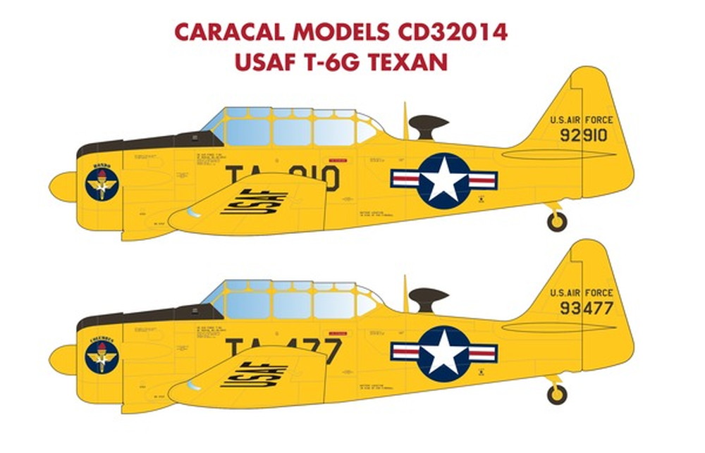 カラカルモデル 1/32 アメリカ空軍 T-6G テキサン - ウインドウを閉じる