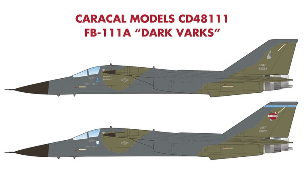 カラカルモデル 1/48 アメリカ空軍 FB-111A アードバーク用デカール ダーク・バークス - ウインドウを閉じる