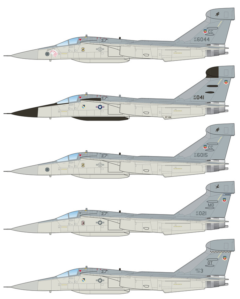 カラカルモデル 1/72 アメリカ空軍 EF-111Aレイブン デカールセット - ウインドウを閉じる