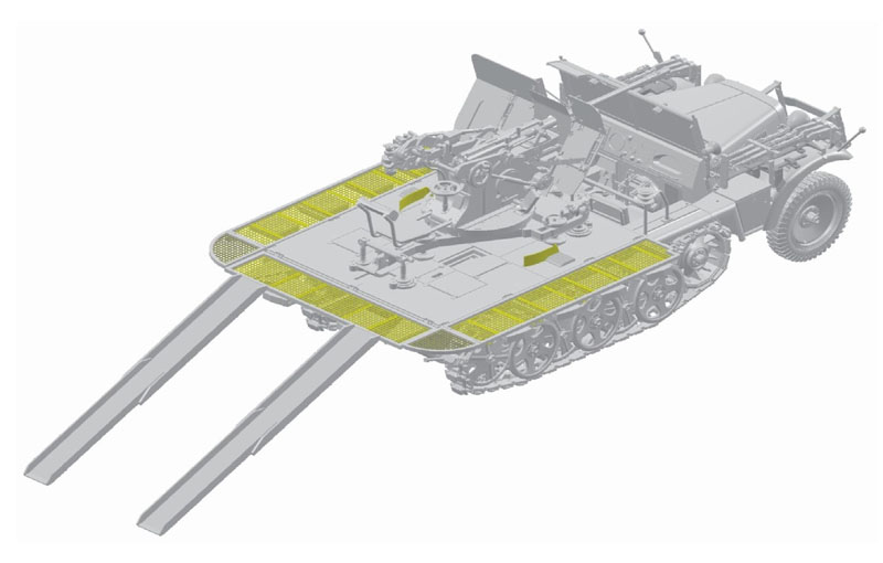 Сۥӡ 1/35 WW.II ɥSd.Kfz.10/4 1tϡեȥå 2cmжˤFlak30ܷ