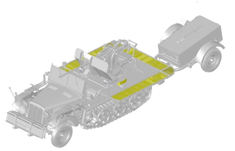 Сۥӡ 1/35 WW.II ɥSd.Kfz.10/4 1tϡեȥå 2cmжˤFlak30ܷ