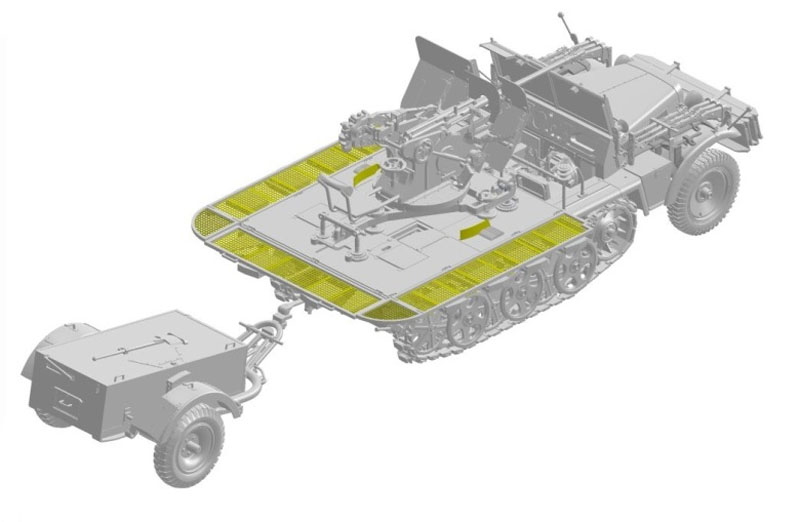 Сۥӡ 1/35 WW.II ɥSd.Kfz.10/4 1tϡեȥå 2cmжˤFlak30ܷ - ɥĤ