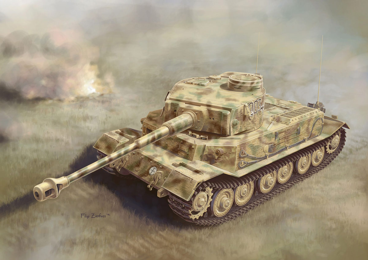 Сۥӡ 1/35 WW.II ɥķ Pz.Kpfw.VI(P) ݥ륷ƥ w/ĥåȥƥ - ɥĤ