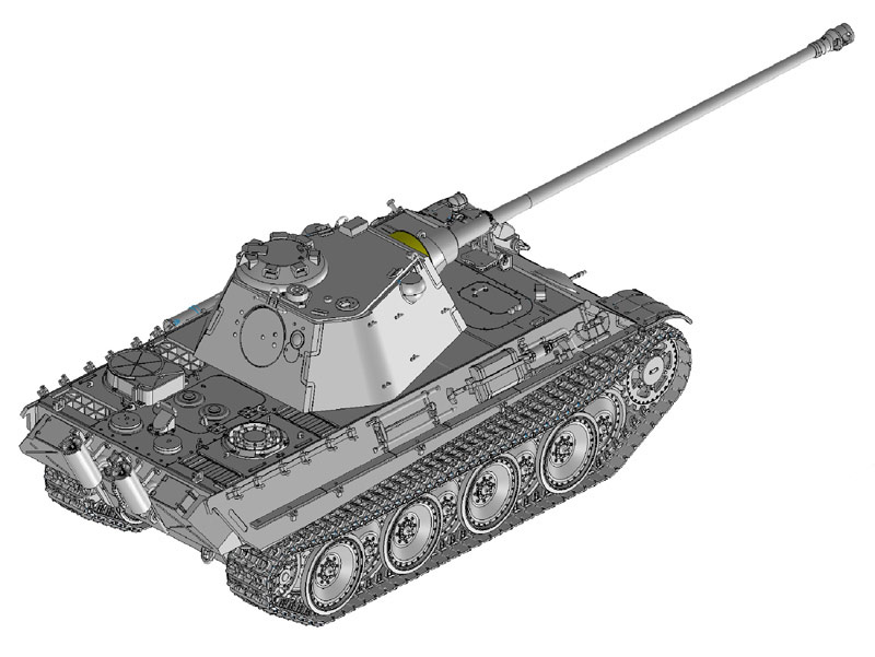 cyber-hobby 1/35 Panther Ausf.F w/7.5cm KwK42 L/100