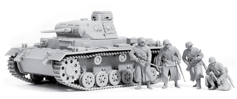 Сۥӡ 1/35 WW.II ɥķ III E/F2 in 1ˡʥ󥸥ܥå