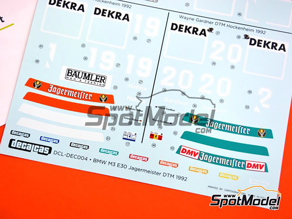 ǥ륭㥹 1/24 BMW M3 E30 ⡼ݡ DTM ۥåϥ 1992 ǥ - ɥĤ