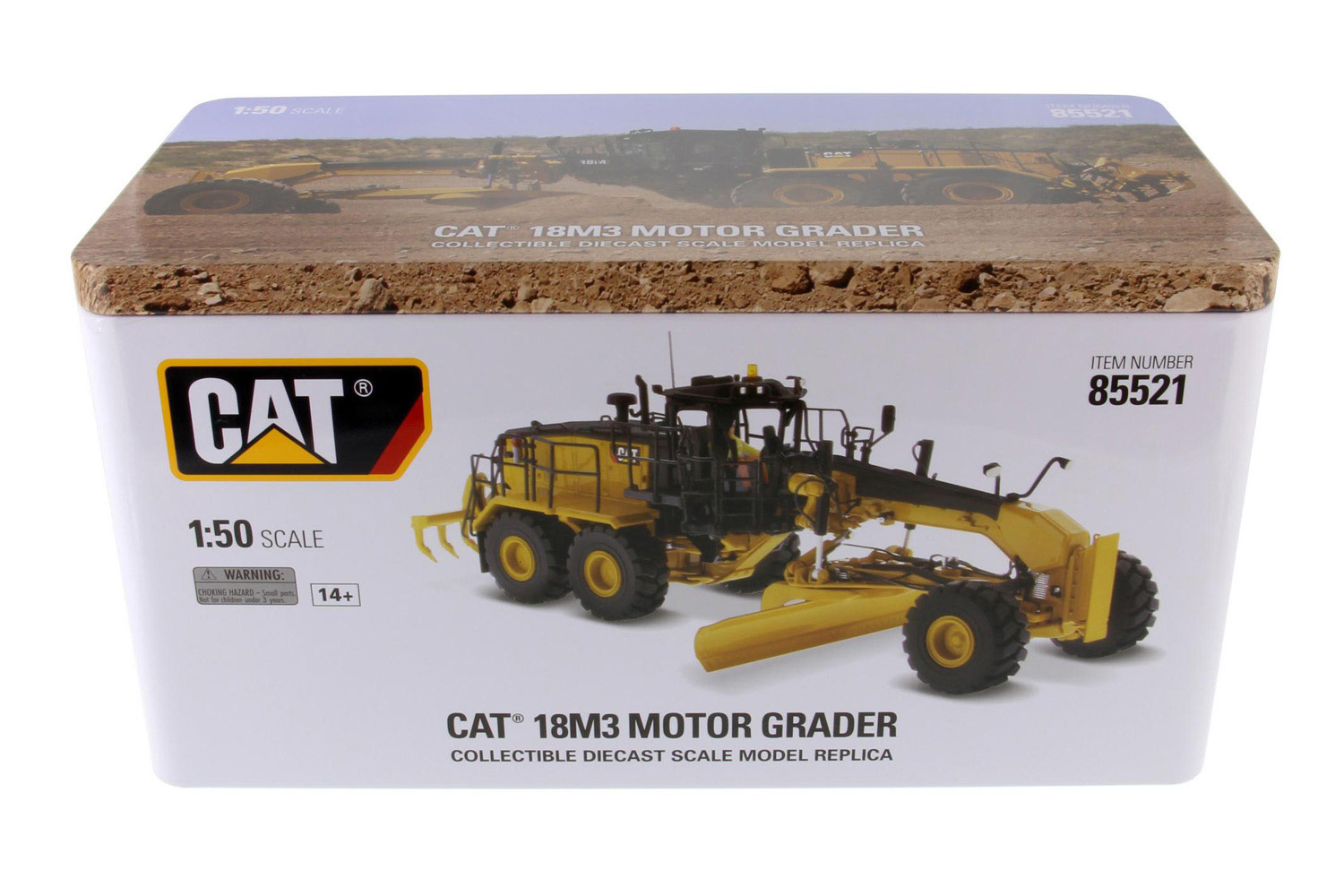 ダイキャストマスター 1/50 ハイラインシリーズ Cat 18M3 モータグレーダ