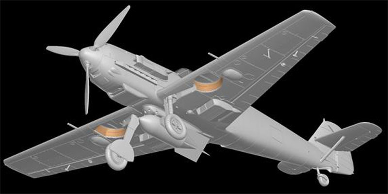 ɥ饴 1/32 WW.II ɥĶ åߥå Bf109E-4/B