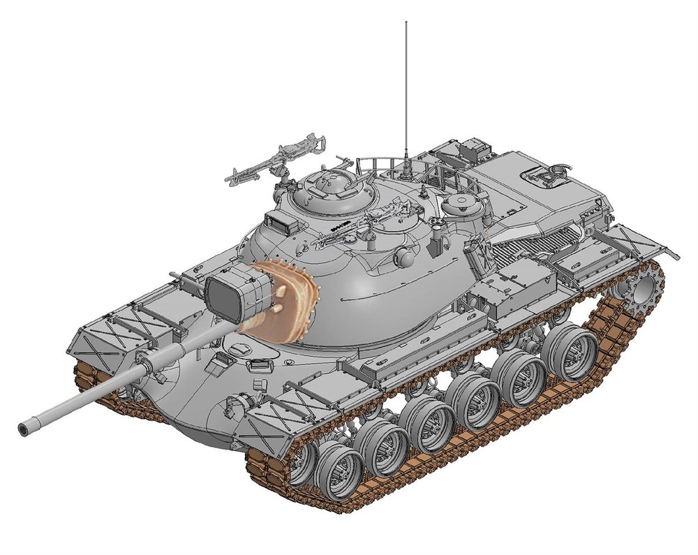 ɥ饴 1/35 ꥫ  M48A5 ѥåȥ 105mmˤ - ɥĤ