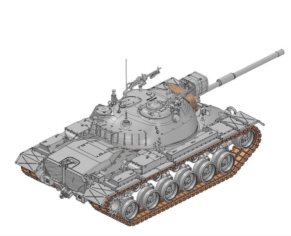 ɥ饴 1/35 ꥫ  M48A5 ѥåȥ 105mmˤ