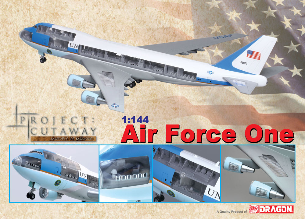 飛行機　アメリカ大統領専用機エアフォース・ワン1/144模型