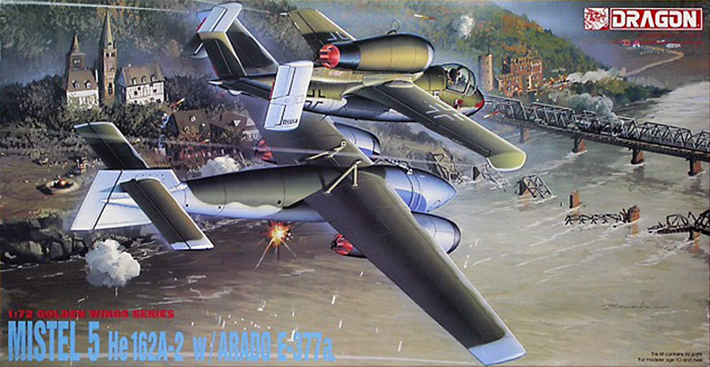 ɥ饴1/72 WW.II ɥķ ߥƥ5 He162A-2 w/ E-377a