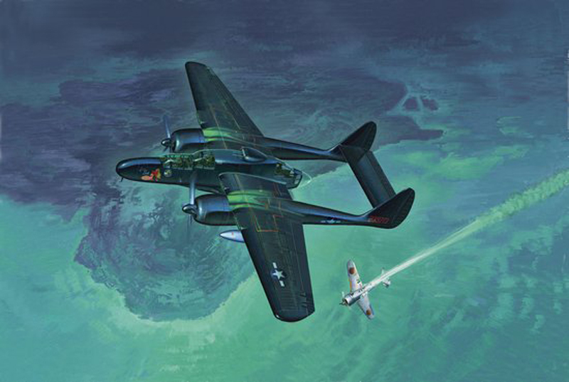 ɥ饴 1/72 WW.II ꥫΦҶ P-61B ֥åɥ Ʈ - ɥĤ