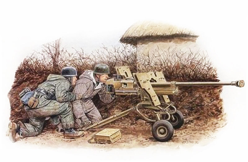 ドラゴン 1/35 WW.II ドイツ軍 2.8cm sPzB41 ゲルリッヒ重対戦車
