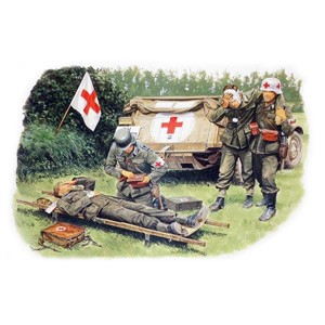 ドラゴン 1/35 WW.II ドイツ軍 衛生兵&負傷兵セット