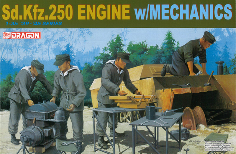 ɥ饴 1/35 WW.II ɥķ Sd.Kfz.250 󥸥 w/ʼå - ɥĤ