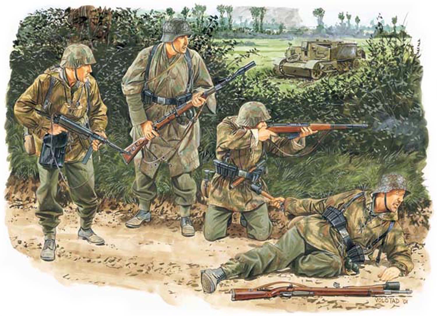 ɥ饴 1/35 WW.II ɥķ ե󡦥åƮ Υޥǥ 1944 - ɥĤ