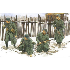 1/35 WW.II ドイツ軍 凍てつく大地 　コートを着た歩兵 モスクワ 1941