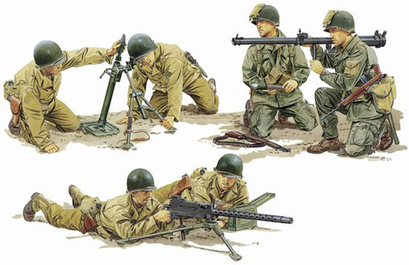 Amazon | ドラゴン 1/35 アメリカ陸軍 戦車搭乗兵 1944-45 GEN2