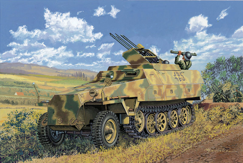 ɥ饴 1/35 WW.II ɥķ Sd.Kfz.251/21 Ausf.Dϡեȥå жˤ - ɥĤ