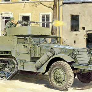 ドラゴン 1/35 WW.II アメリカ軍 M3A1 ハーフトラック (3in1キット)