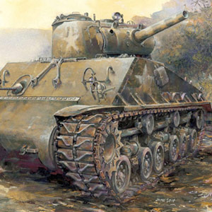 ɥ饴1/35 WW.II ꥫ M4A3 㡼ޥ 105mmˤܷ HVSSڥ󥷥