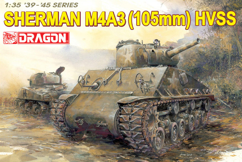 ɥ饴1/35 WW.II ꥫ M4A3 㡼ޥ 105mmˤܷ HVSSڥ󥷥 - ɥĤ