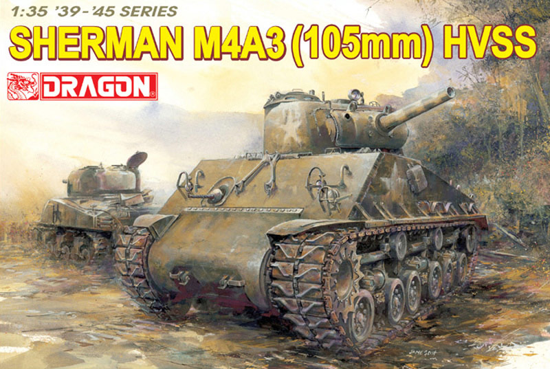 ɥ饴1/35 WW.II ꥫ M4A3 㡼ޥ 105mmˤܷ HVSSڥ󥷥