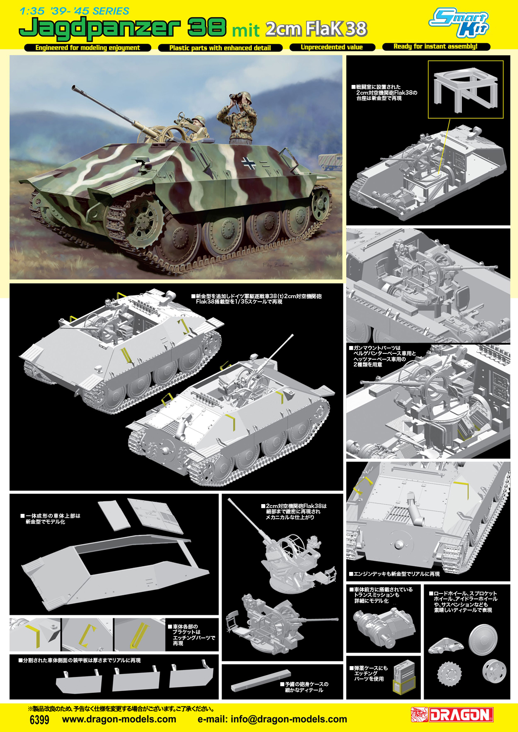 ɥ饴 1/35 WW.II ɥķ  38(t)2cmжˤ Flak38ܷ - ɥĤ