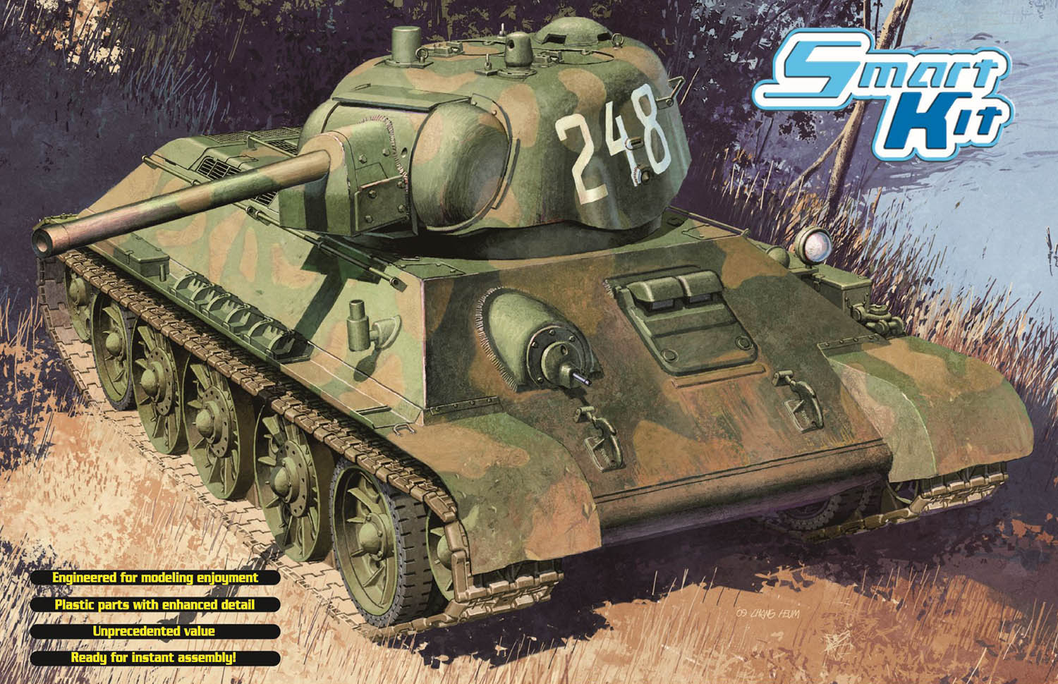 1/35 WW.II ソビエト軍 T-34/76 フォルモチカ砲塔 1942