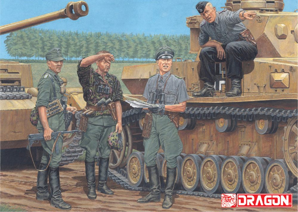 ドラゴン社の二次大戦、ドイツ軍戦車指揮官2体-