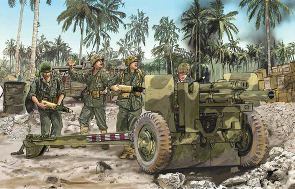 ɥ饴 1/35 WW.II ꥫ M2A1 105mmˤ & 
