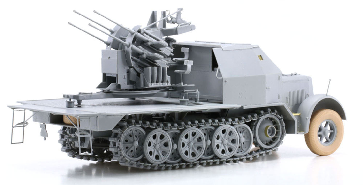 ɥ饴 1/35 WW.II ɥķ Sd.Kfz.7/1 8tϡեȥå 2cm 4Ϣ Flak 38жˤ