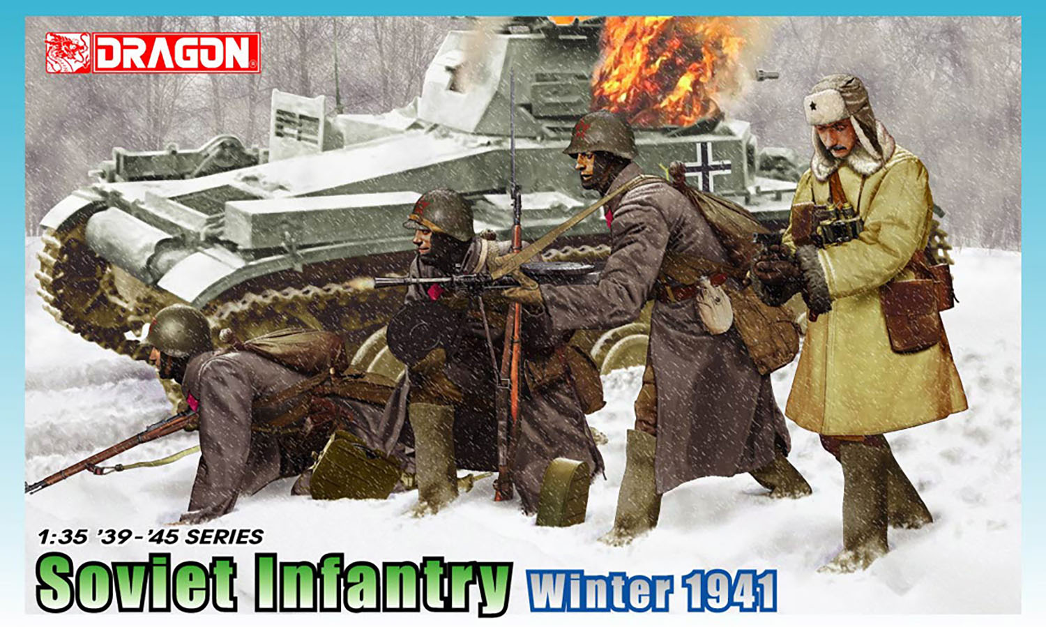 1/35 WW.II ソビエト軍歩兵 1941年冬 - ウインドウを閉じる